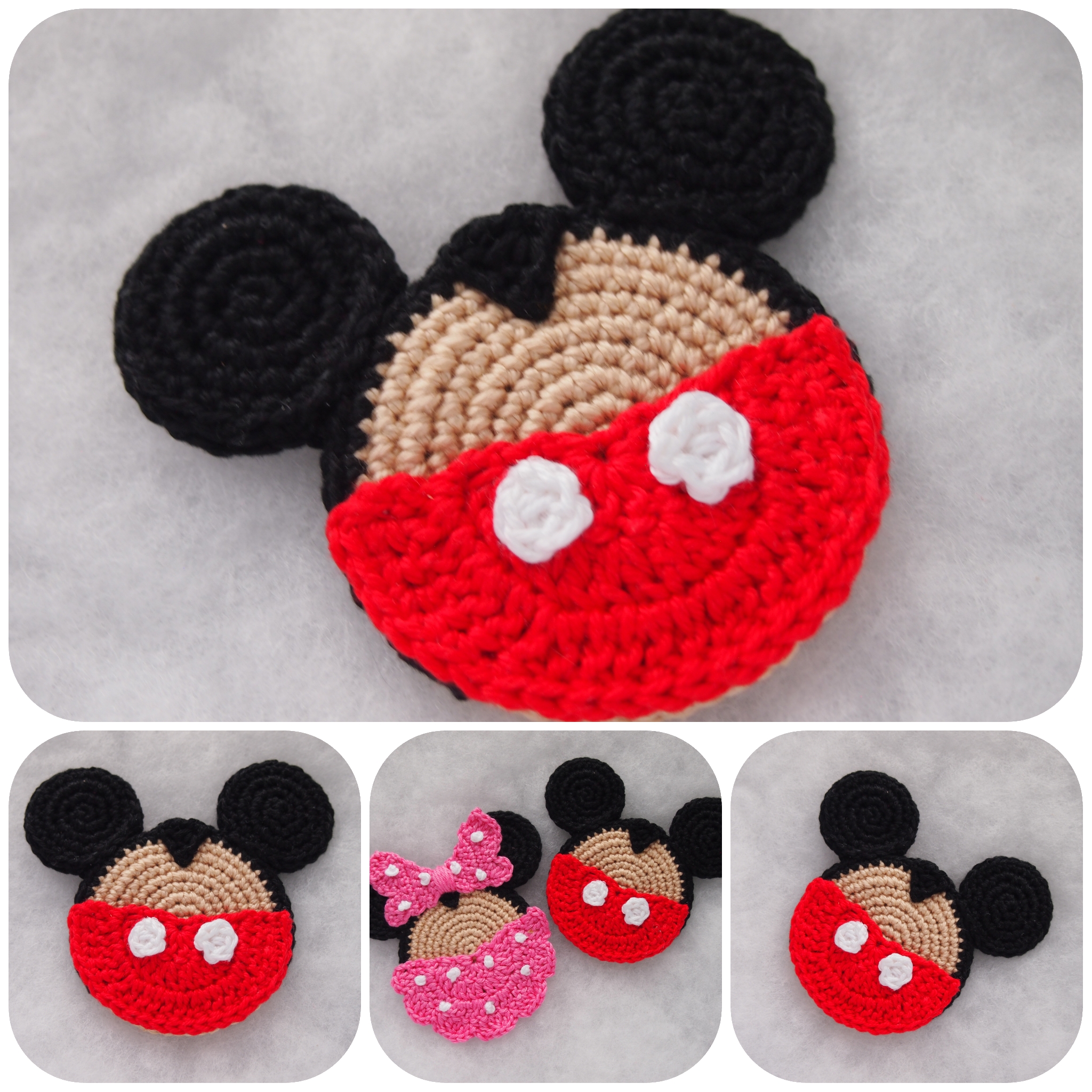 Olympus Thread Orim Pass Made Disney Crochet Kit Charm Mickey
