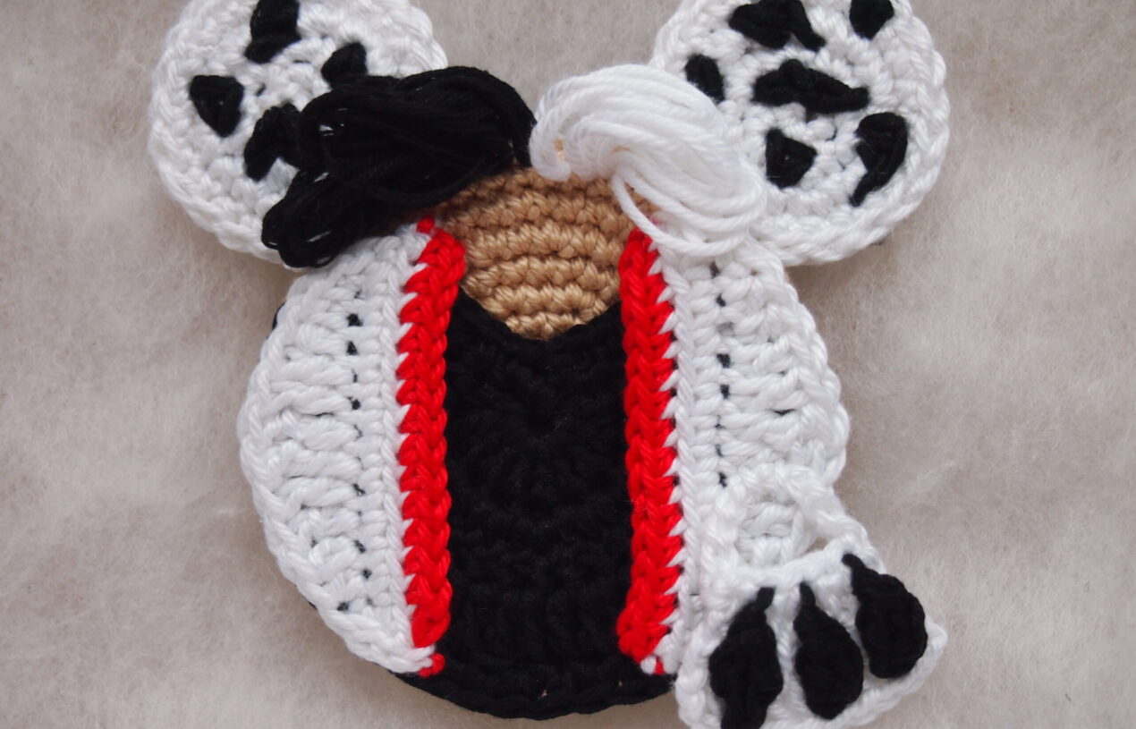 Cruella Mouse Ears Crochet pattern