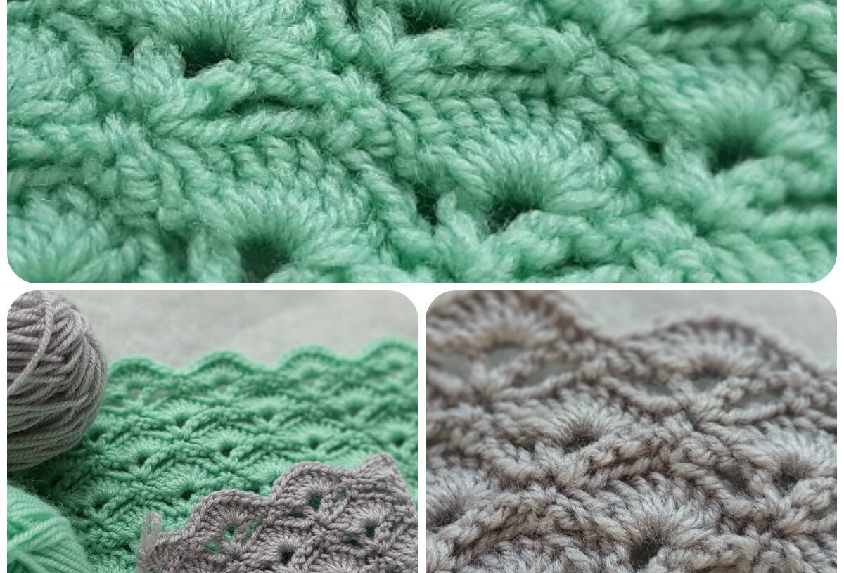 The Easy Shell Stitch Free crochet pattern & Video Tutorial